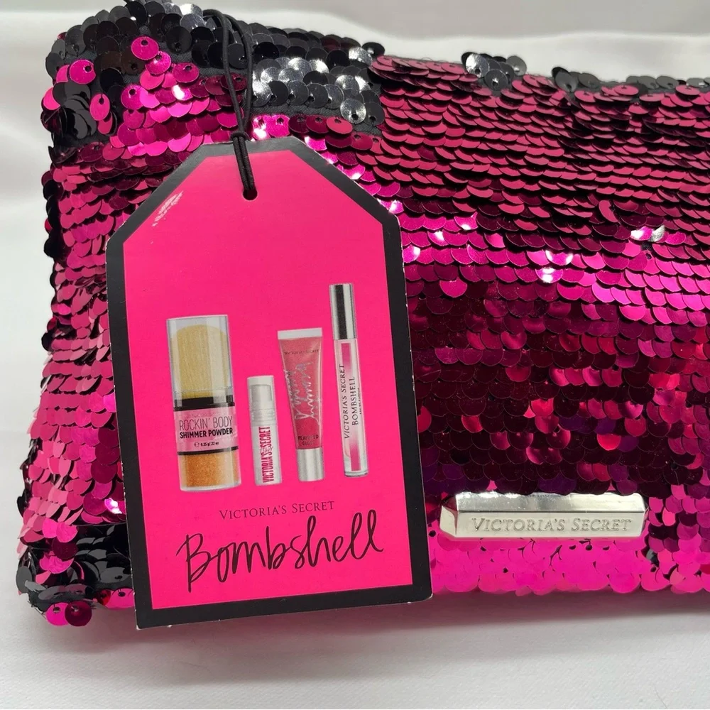 Victoria's Secret Bombshell 5 Piece Gift Set Gloss Rockin Body Bronzer Shimmer - Picture 5 of 16